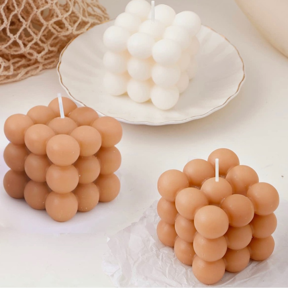 Bubble Candles Gift, Coffee Scented Candle for Coffee Table or Bookshelf!